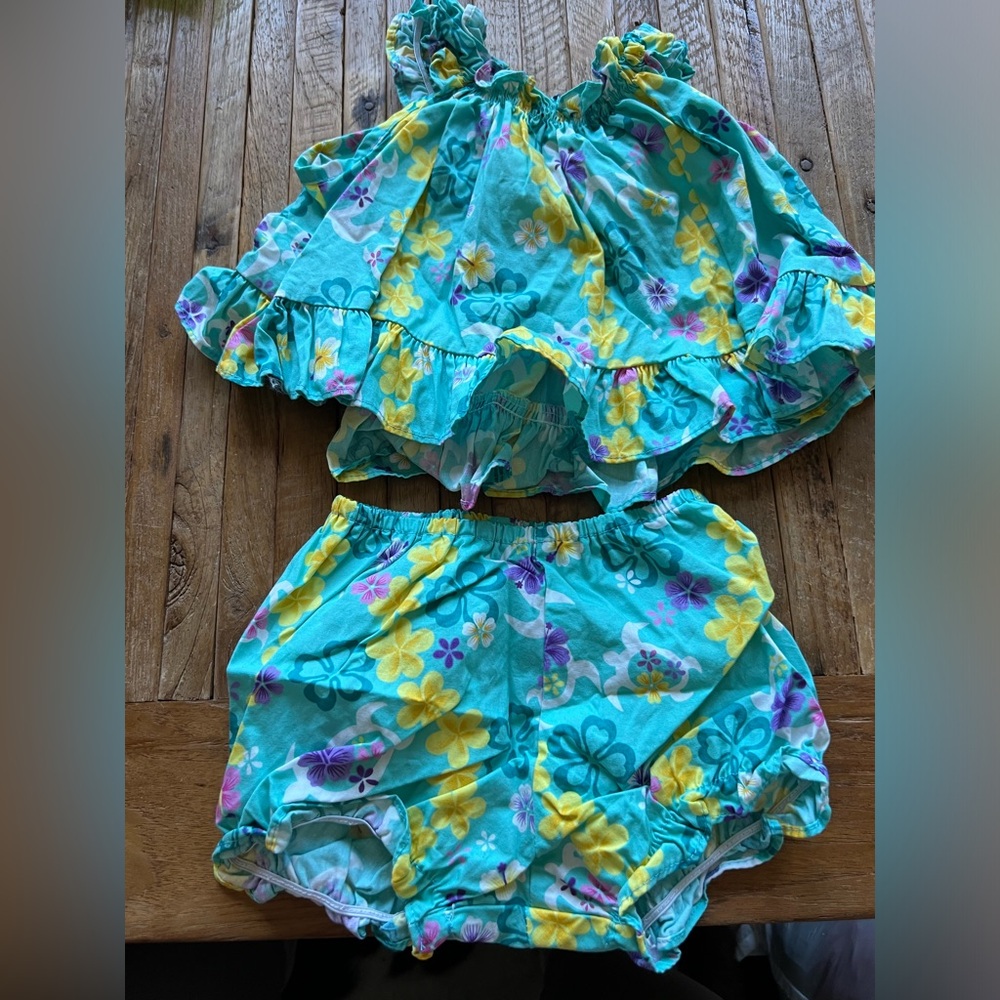 Hawaiian dress set 6M